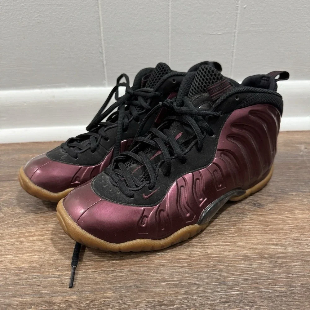 Nike Little Posite One Night Maroon Youth Shoes Sz‎ 6.5Y Basketball Athlete